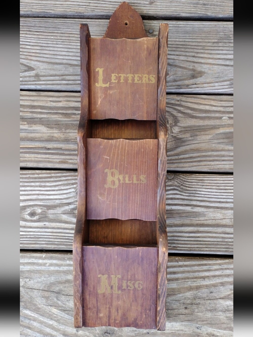 Vintage Mail Holder Wall Decor